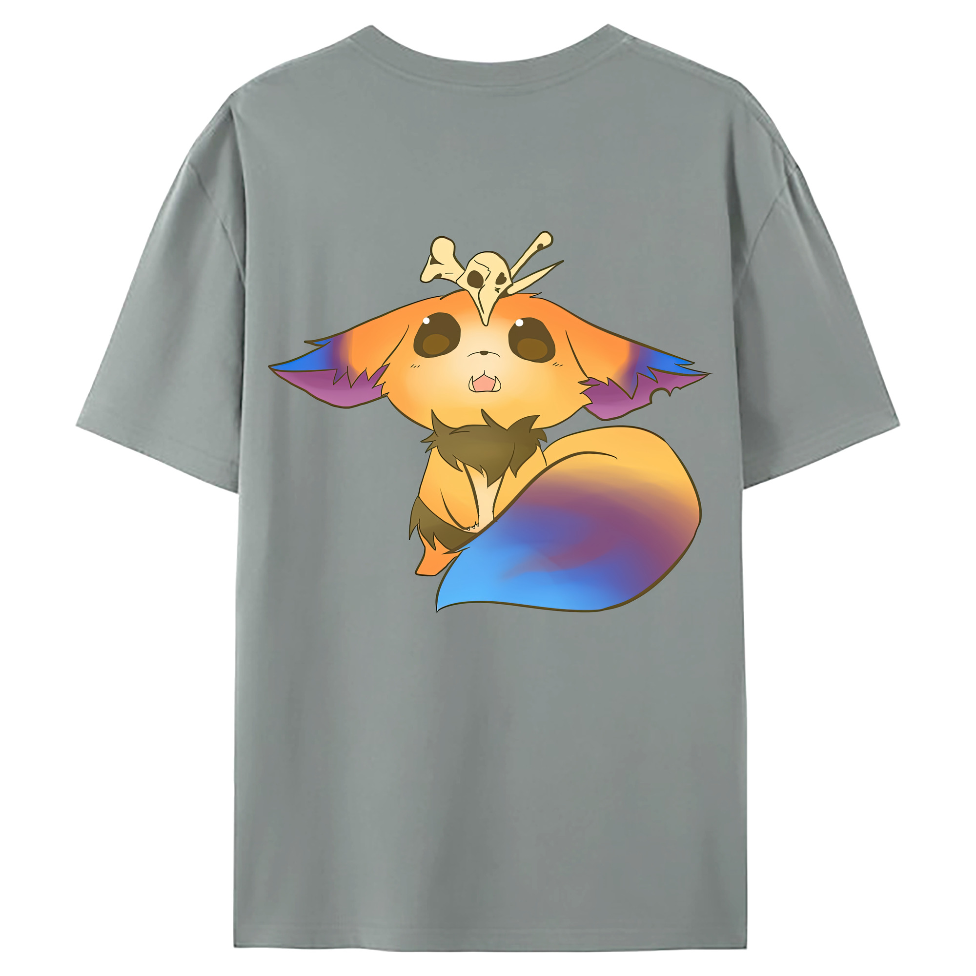 （画像用） リーグ・オブ・レジェンド League of Legends LOL 綿100％ メンズ半袖Tシャツ（バックプリント） 通気性